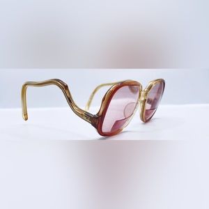 Vintage MC Four Seasons Brown Oval Sunglasses Frames Only